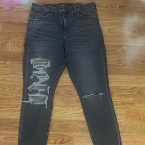 Size 14 American Eagle gray jegging
